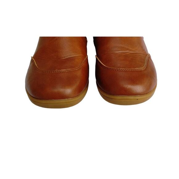 Women's Ankle Boots Cognac Brown, sherpa lined Size 7 - Picture 4 of 11